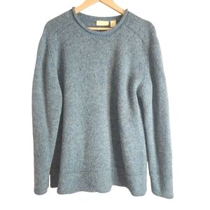 J.JILL Women’s Wool Long Sleeve Sweater Light Blue, size L